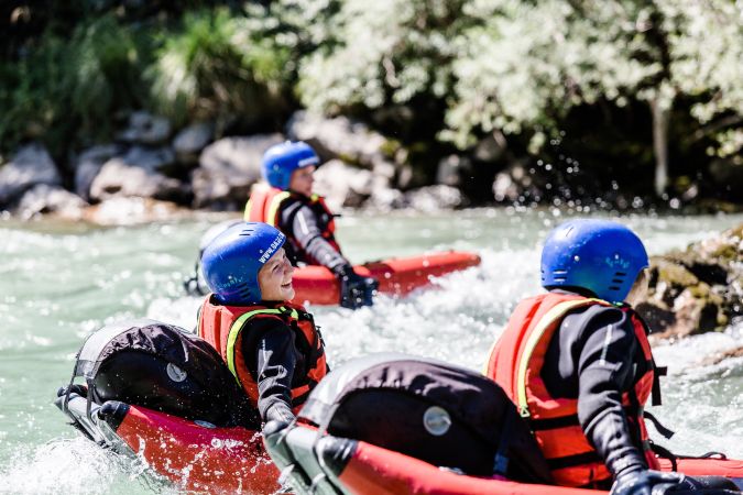 Riverbug-Abenteuer im Base Camp Lofer – Wildwasser-Action und Outdoor-Erlebnis in der Natur