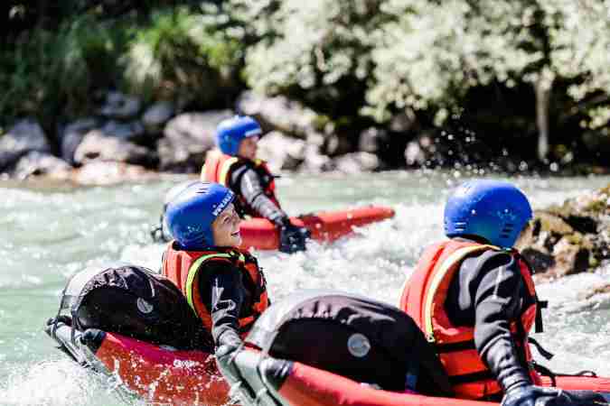 Riverbug-Abenteuer im Base Camp Lofer – Wildwasser-Action und Outdoor-Erlebnis in der Natur