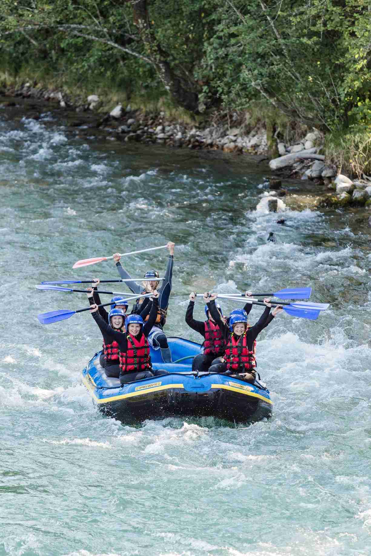 Rafting Tour Lofer – Wildwasser Abenteuer auf der Saalach im Base Camp
